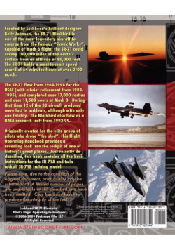 Lockheed Sr-71 Blackbird Pilot's Flight Operating Instructions