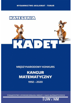 Matematyka z wesołym kangurem kategoria Kadet 2020