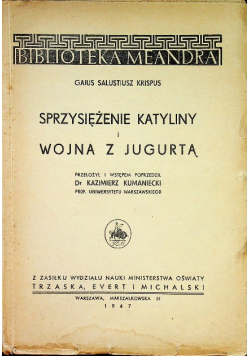 Sprzysiężenia Katyliny i Wojna z Jugurtą 1947 r