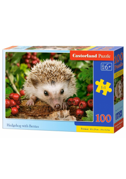 Puzzle 100 Hedgehog with Berries CASTOR