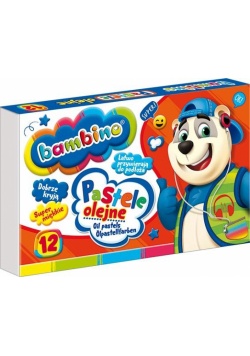 Pastele olejne 12 kolorów BAMBINO