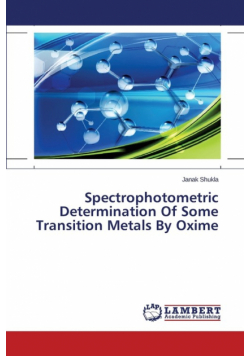 Spectrophotometric Determination Of Some Transition Metals By Oxime