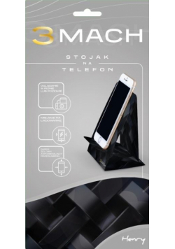 3MACH Stojak na telefon - Karbon
