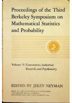 Proceedings of the third berkeley symposium on mathematical statistics and probability