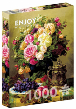 Puzzle 1000 Martwa natura z różami, Jean-Baptiste
