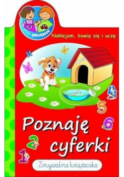 Zmywalna książeczka Mali geniusze. Poznaję cyferki