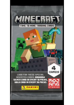 Minecraft Saszetki z kartami 4 karty