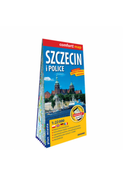 Szczecin i Police laminowany plan miasta 1:22 000