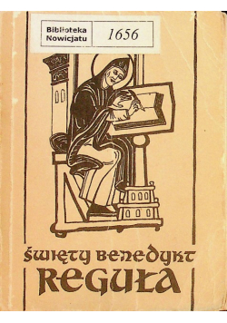 Święty Benedykt Reguła miniatura