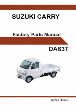Suzuki Carry DA63T English Factory Parts Manual