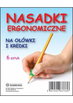 Nasadki ergonomiczne na ołówek i kredki (6 szt.)