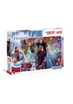 Puzzle 40 podłogowe Super kolor Frozen 2