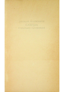 Gawęda o książkach i czytelnikach