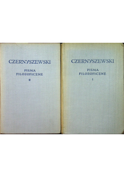 Czernyszewski Pisma filozoficzne Tom 1 i 2