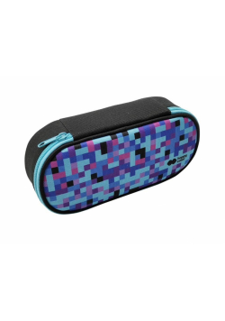 Piórnik saszetka Pixi blue owalny z zamkiem