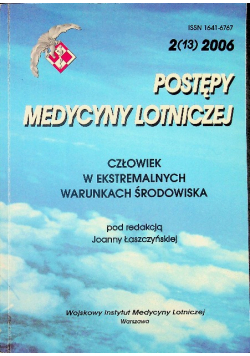 Postępy medycyny lotniczej 2
