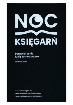 Notes Moleskine Noc Księgarń Panowie i panie… Cahier P