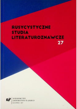 Rusycystyczne studia literaturoznawcze 27