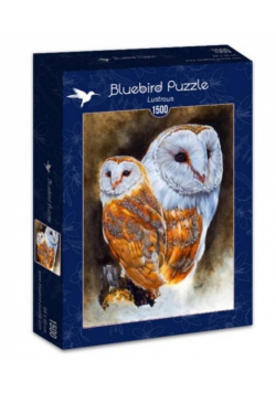 Puzzle 1500 Lśniące sowy