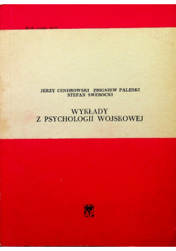 Wykłady z psychologii wojskowej