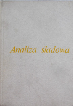 Analiza śladowa