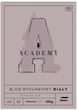 Blok rysunkowy A3/20K Academy (10szt)