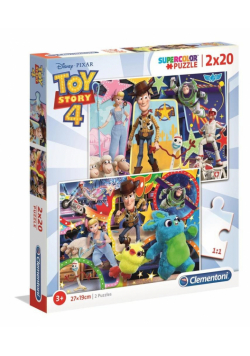 Puzzle 2x20 Super kolor Toy story 4