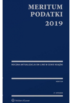 Meritum Podatki 2019