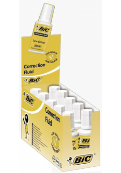 Korektor w płynie 20ml biały (10szt) BIC