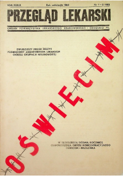 Przegląd lekarski nr 1 do 3 1982