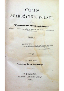 Opis starożytnej Polski 1861 r.