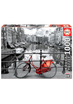 Puzzle 1000 Czerwony rower/Amsterdam G3