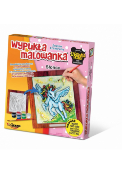 Wypukła malowanka Jednorożec - Słońce