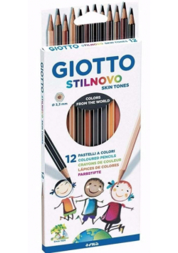 Kredki Stilnovo Skin Tones 12 kolorów GIOTTO