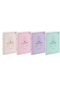 Zeszyt A5/60K linia Academy Pastel (10szt)