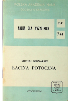 Nauka dla wszystkich nr 341 Łacina potoczna