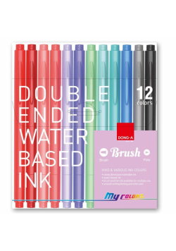 Pisaki dwustronne My Color 12 kolorów DONG-A