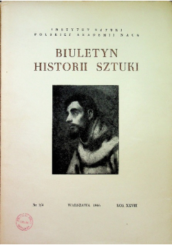Biuletyn historii sztuki XXVIII nr 3-4