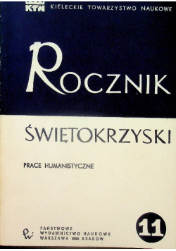 Rocznik  Świętokrzyski Tom 11