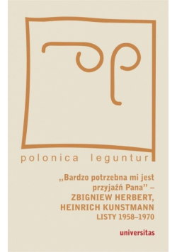 "Bardzo potrzebna mi jest przyjaźń Pana"