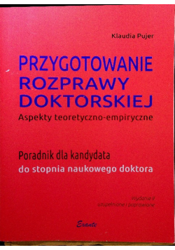 Przygotowanie rozprawy doktorskiej