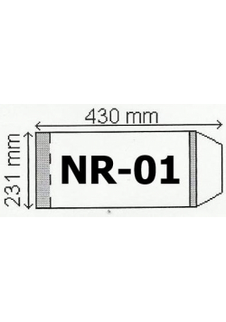 Okładka na podr B5 regulowana nr 1 (25szt) NARNIA