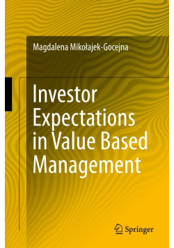 Investor Expectations in Value Based Management