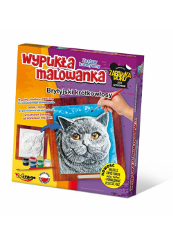 Wypukła malowanka Koty - Brytyjski krótkowłosy