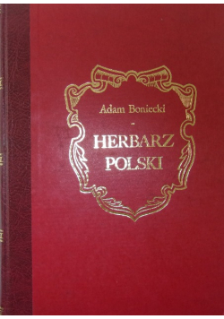 Herbarz Polski Tom IX reprint z 1906 r