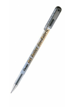 Długopis żelowy do tkanin czarny (12szt)