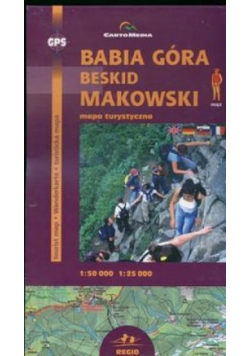 Babia Góra i Beskid Makowski mapa