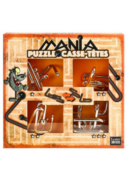 Łamigłówki metalowe 4szt Ball Puzzles zielony G3