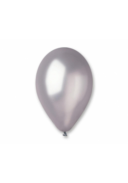 Balony metaliczne srebrne 33cm 50szt