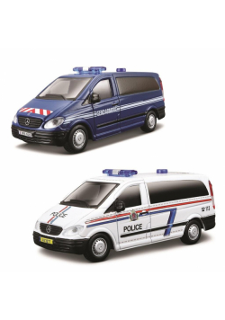 Mercedes Vito Policja, różne rodzaje 1:50 BBURAGO